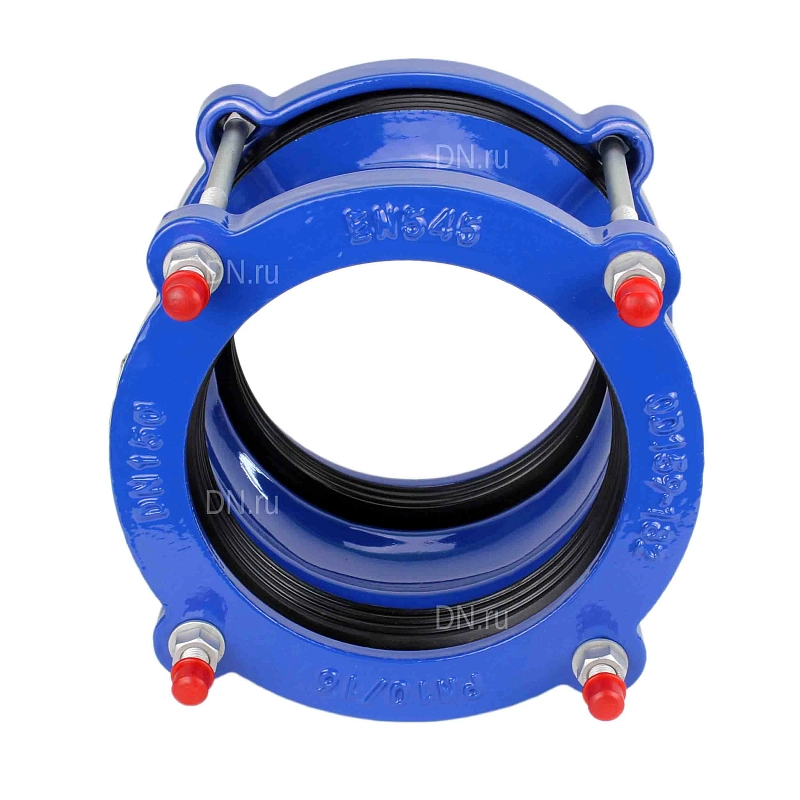 Муфта соединительная ДРК CCDS2112E-SS Ду50 Ру16, корпус - сталь S235, уплотнение - EPDM, обжимной диаметр 59-72мм TIAN